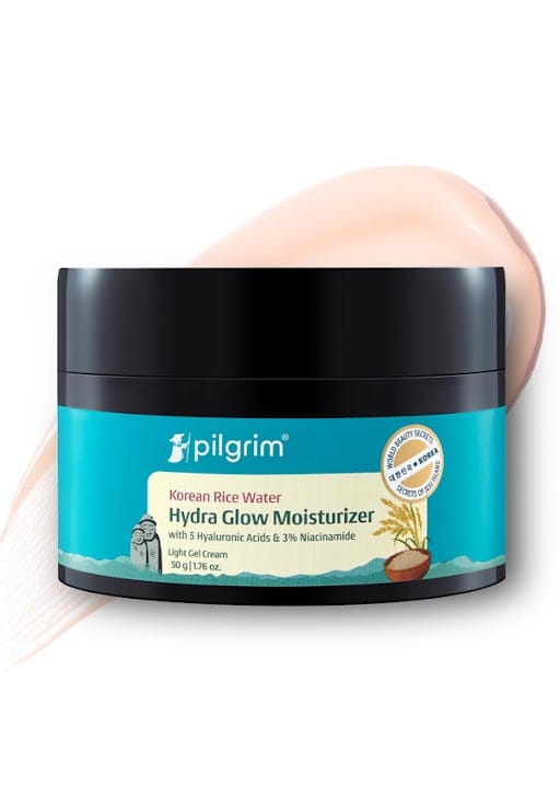 Korean Rice Water Hydra Glow Light Gel Moisturizer with 5x Hydration