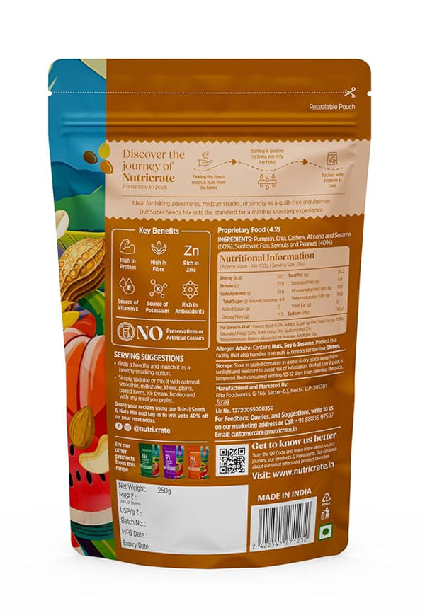 9-in-1 Seeds & Nuts Mix – thumbnail 2