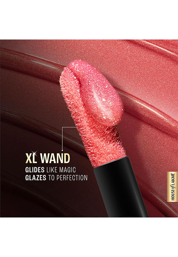 Glitterati Lip Glaze | Size: 5 ml | Shades: Berry Sparkler By Lakme