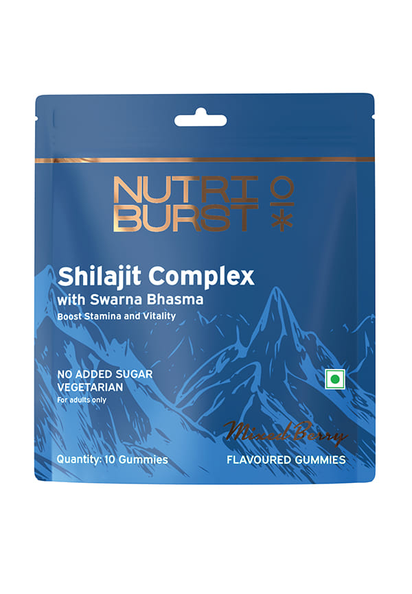 Shilajit Resin Gummies, Ayurvedic Herbal Blend - Mixed-Berry Flavor