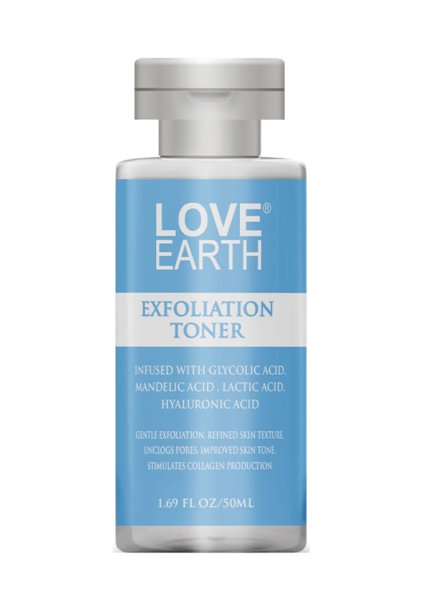 Exfoliation Toner For Infused With Glycolic Acid, Mandelic Acid