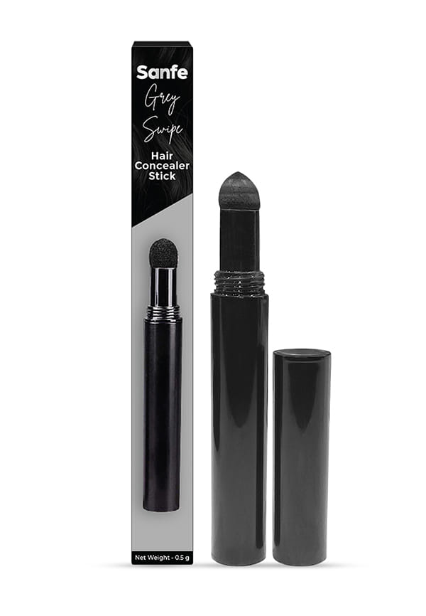 Quick fix hair & eyebrow touch-up kit | powder stick for thinning hair, bald spots