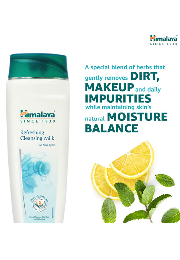 Himalaya Refreshing Cleansing Milk2本 REFRESHING CLEANSING MILK | Size: 100 ml * 2 By Himalaya