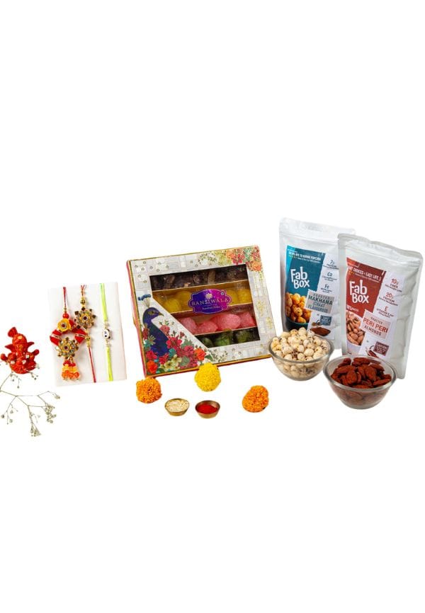 Divine bhaiya bhabhi rakhi hamper