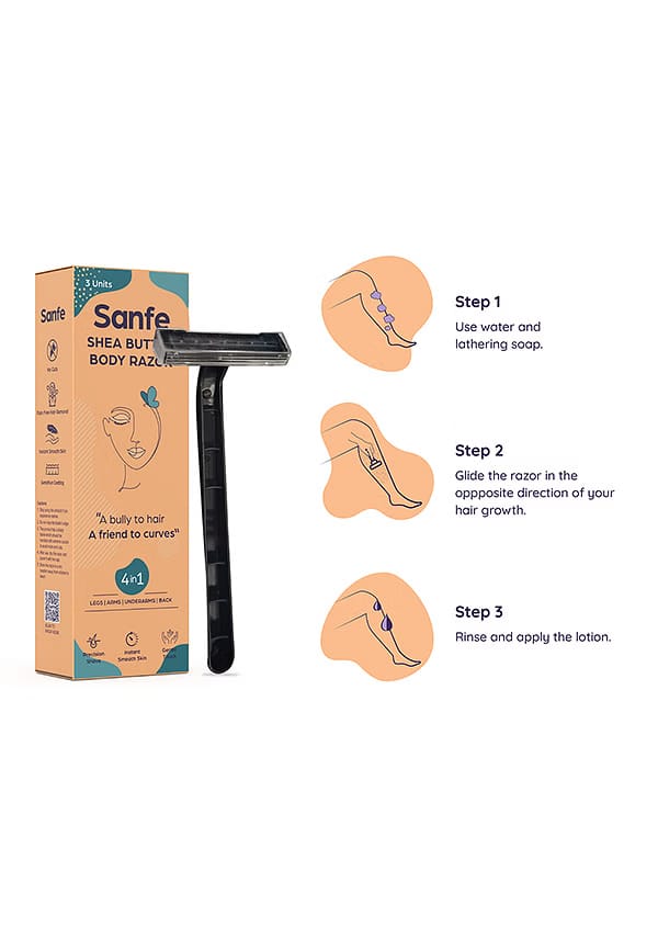 Shea butter body Razor Body Razor | Duo Pack – thumbnail 3