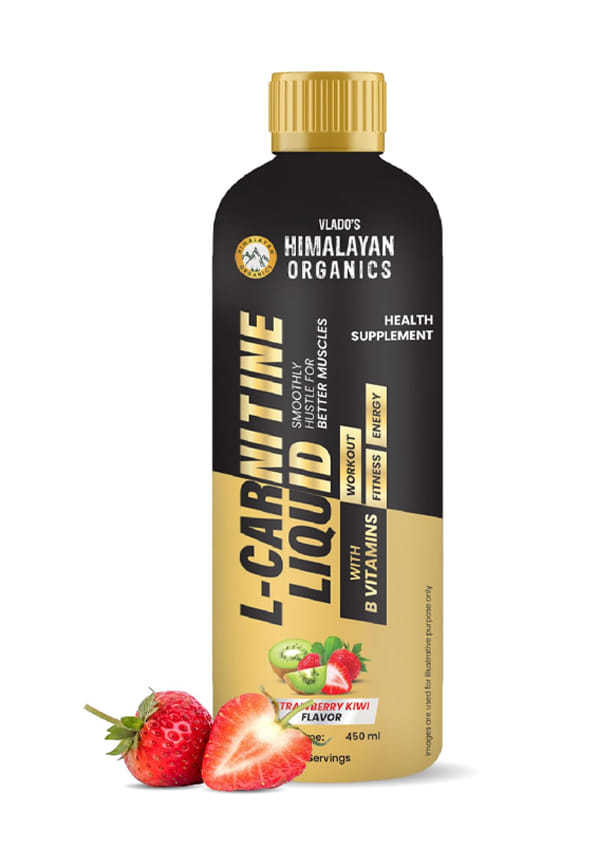 L Carnitine Liquid 3000 mg I with Vitamin B3, B5, B6 I Pre Workout, Intra Workout & Post Workout Supplement I | Converts Fat to Muscle | for Healthy Weight Loss | Fast Acting with 5X Strength | Speedy Muscle Recovery I Double Strength I For Men & Women I Strawberry Flavor