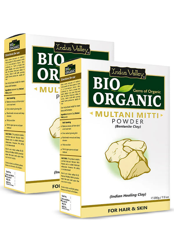 Bio Organic Multani Mitti Powder | Pack of 2
