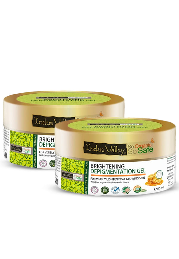 Brightening Depigmentation Gel with Cow Yogurt & Honey | Pack of 2