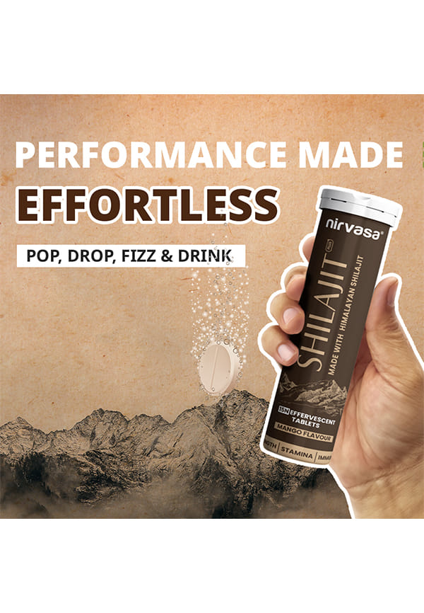 Shilajit Plus Effervescent Tablets | Helps Boost Strength, Stamina & Performance – thumbnail 5