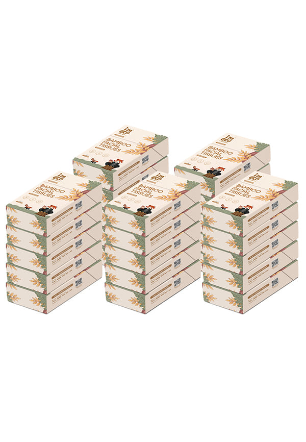 Bamboo Pocket Tissue | Ultra-Soft Travel Friendly Facial Wipe