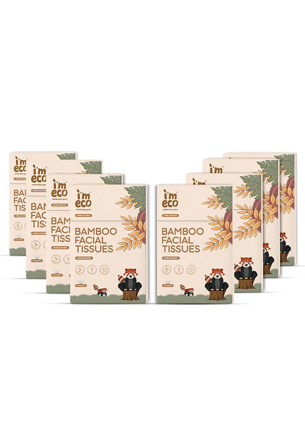 Bamboo Pocket Tissue | Ultra-Soft Travel Friendly Facial Wipe