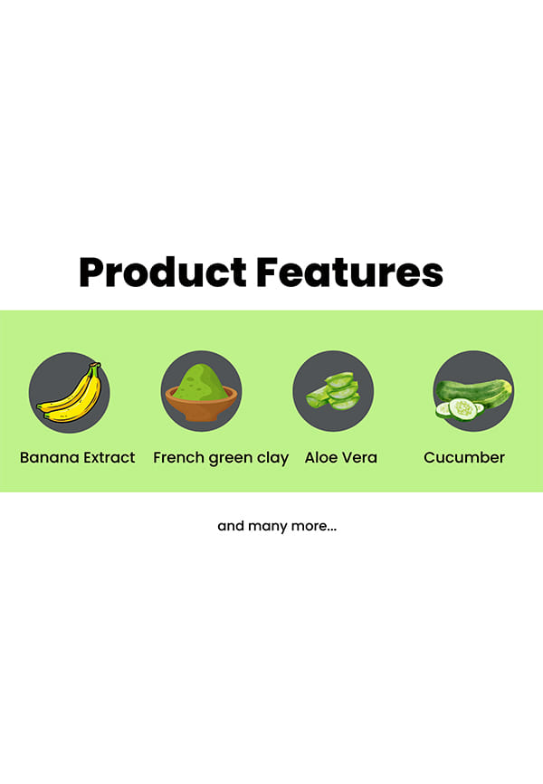 Banana & Green Clay Face Wash – Nourish, Detox & Glow – thumbnail 5