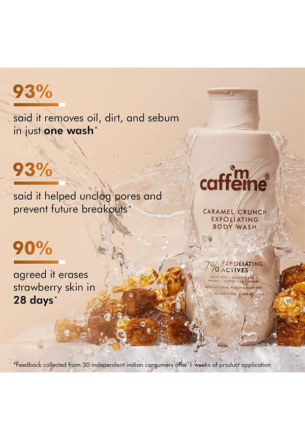 Caramel Crunch Exfoliating Body Wash & Guava De-Tan Body Wash – thumbnail 4