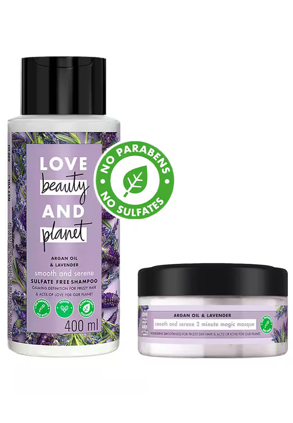Argan Oil and Lavendar Sulphate Free Shampoo & Argan Oil and Lavendar Hair Mask