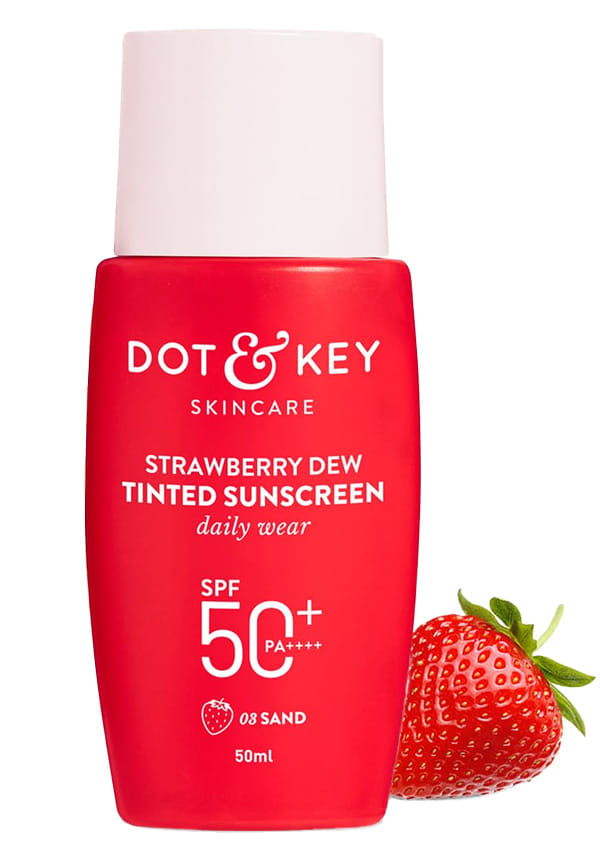 Strawberry Dew Tinted Sunscreen Spf 50+ Pa++++