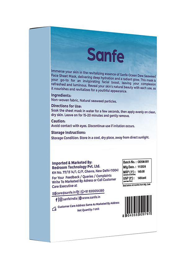 seaweed mask sheet mask with peptides & seaweed extract – thumbnail 2