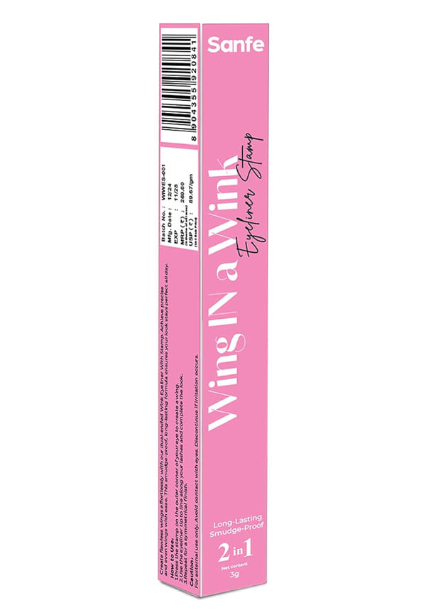 Wing in a Wink Eye liner with stamp Monocarton