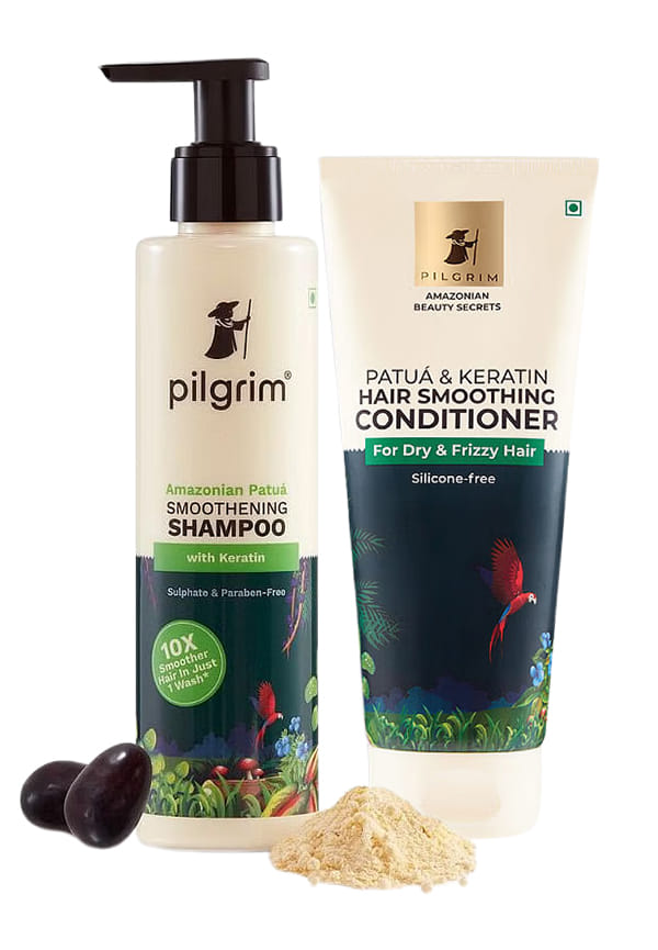 Patuá & Keratin Smoothening Shampoo & Conditioner With Sacha Inchi