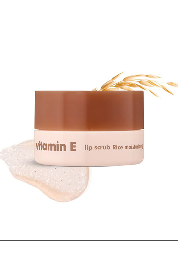 Vitamin E Gentle Exfoliating Lip Scrub With Korean Rice