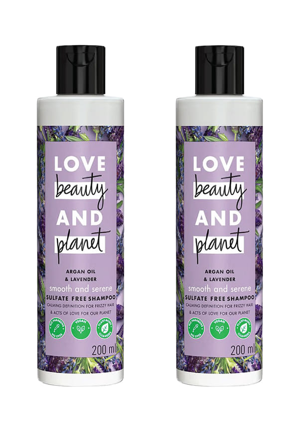 Argan Oil and Lavendar Sulfate Free Shampoo (Pack of 2)