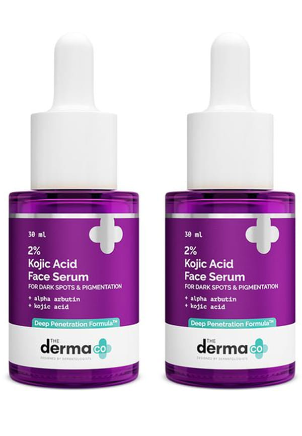 2% Kojic Acid Face Serum With 1% Alpha Arbutin & Niacinamide (Pack of 2)