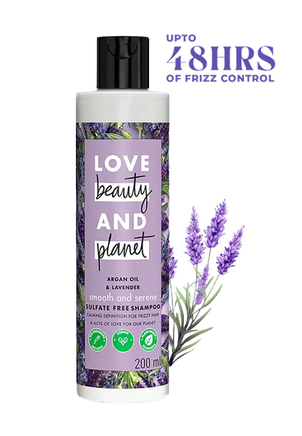 Argan Oil and Lavender Sulfate Free Smooth and Serene Shampoo