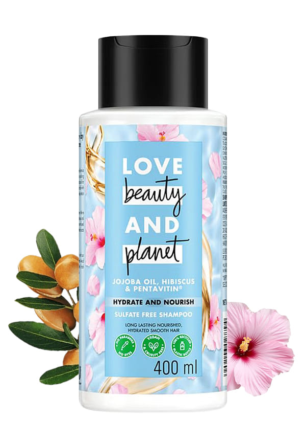 Jojoba oil , Hibiscus & Pentavitin Hydrate & Nourish Shampoo
