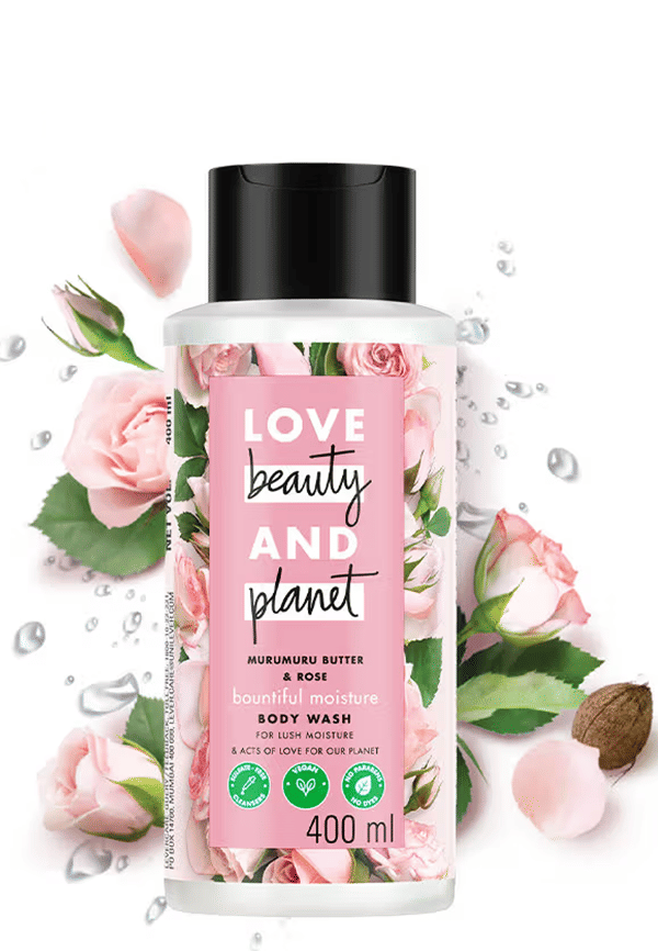 Natural Murumuru Butter and Rose Sulfate Free Body Wash