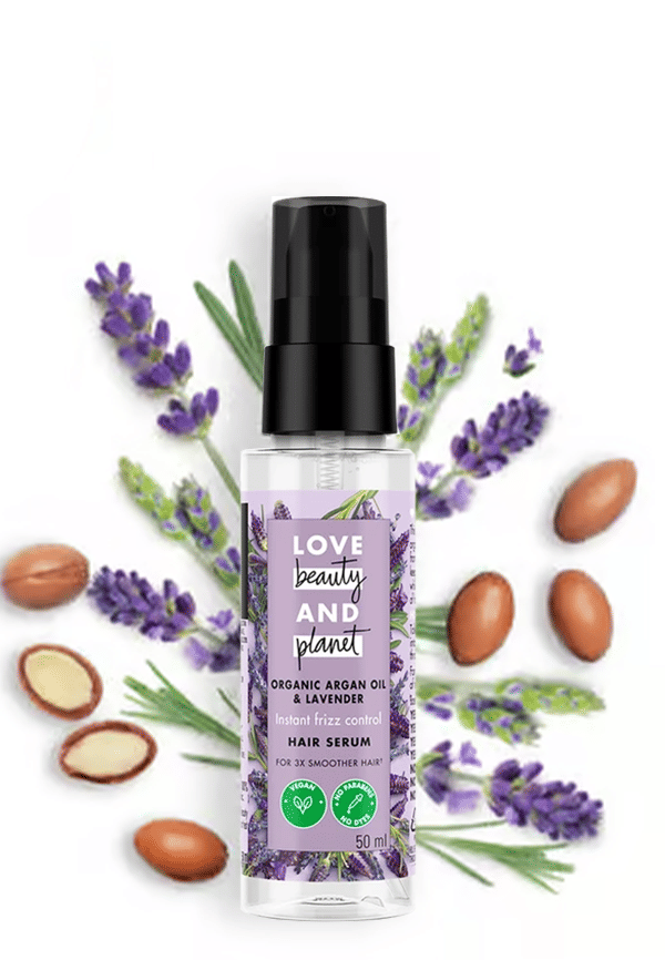 Argan Oil & Lavender Hair Serum for Frizz free hair 50ml