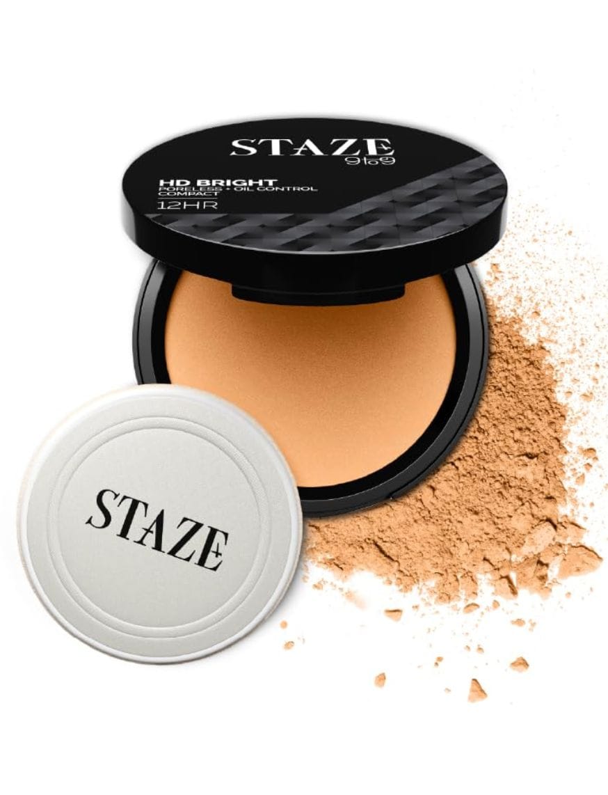 9to9 HD Bright Poreless + Oil Control Compact