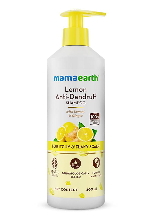 Lemon Anti-Dandruff Shampoo with Lemon & Ginger for Itchy & Flaky scalp