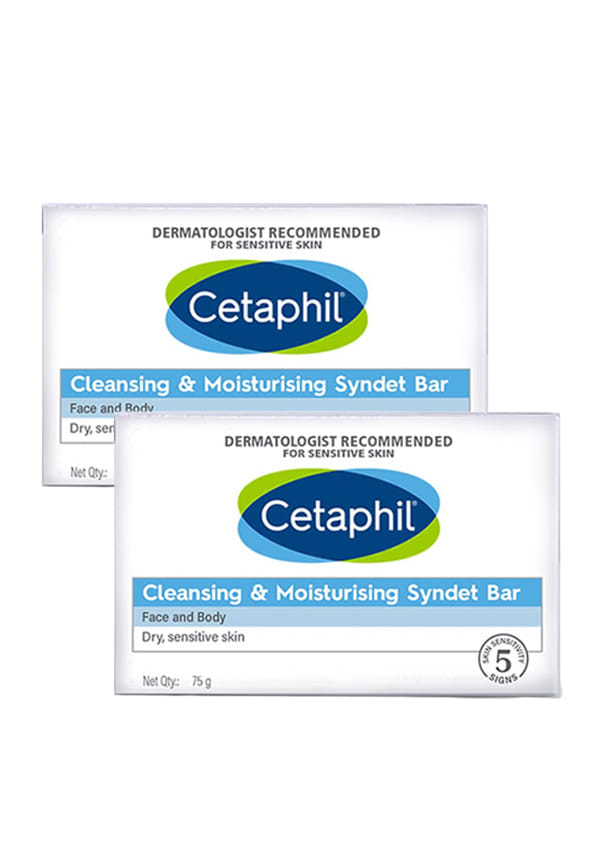 Cleansing & Moisturizing Syndet Bar (Pack Of 2)