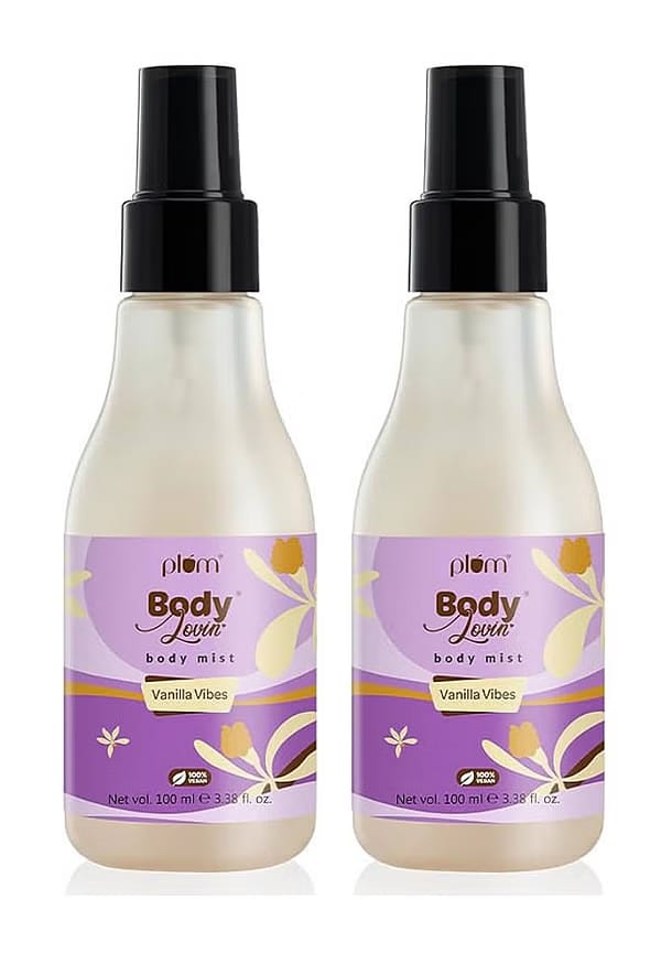 Bodylovin' Vanilla Vibes Body Mist Vanilla Fragrance | Pack of 2