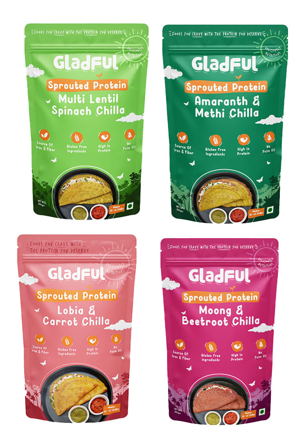 Hight Protein Chilla Mix - Combo Pack