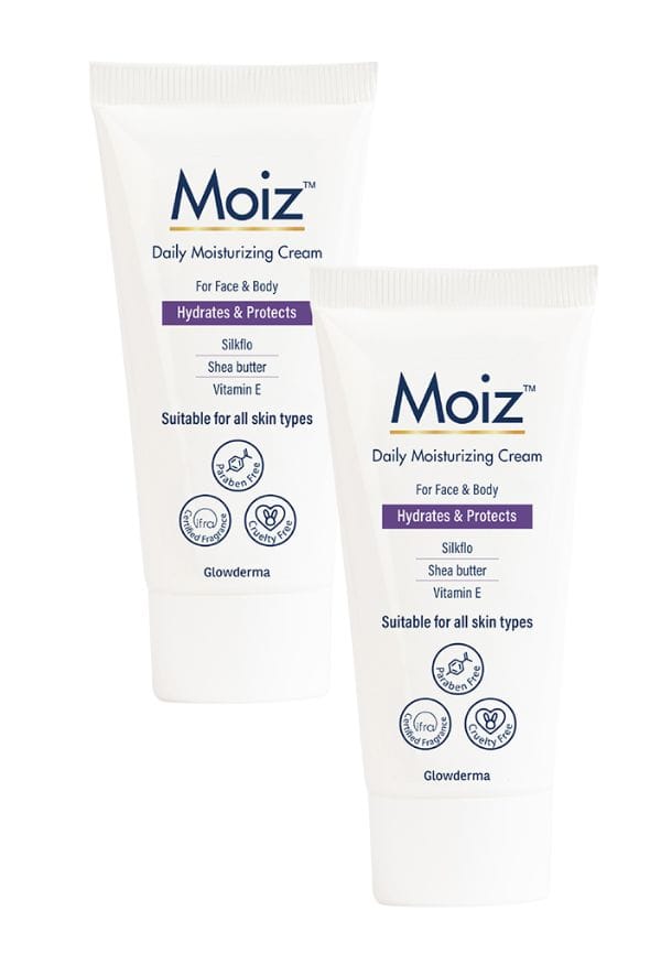 Daily Moisturizing Cream for Face & Body - Pack of 2