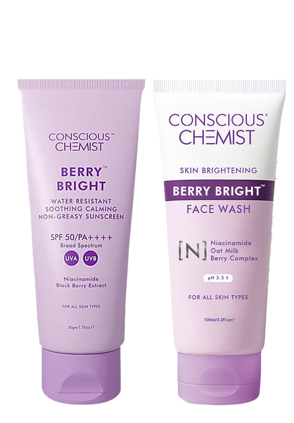 Berry Bright Face Wash & Sunscreen Combo