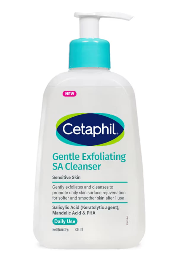 Gentle Daily Exfoliating Cleanser With Salicylic Acid For Oily Acne Prone Skin