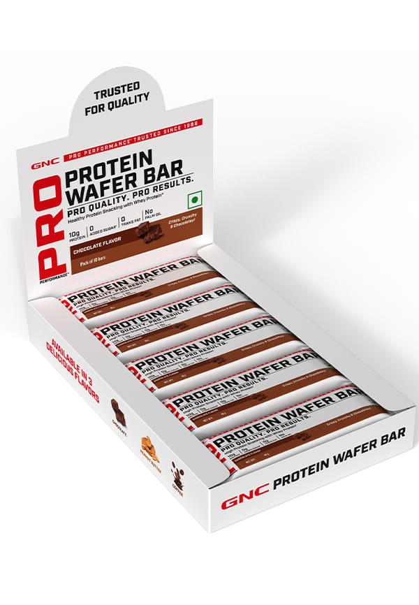 GNC Pro Performance Protein Wafer- 40g | Chocolate I 10g Protein
