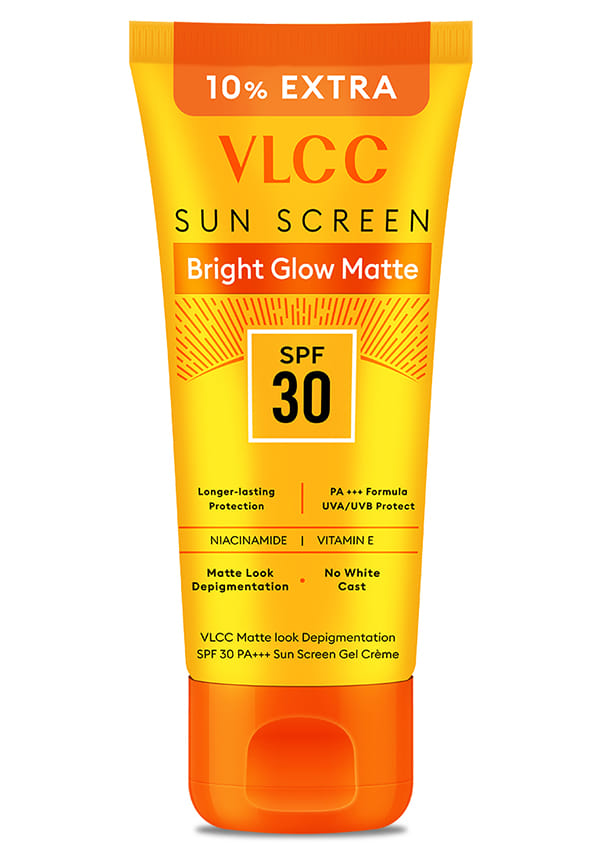 VLCC Bright Glow Matte SPF 30 PA+++ Sunscreen - 100 g with 10 g Extra