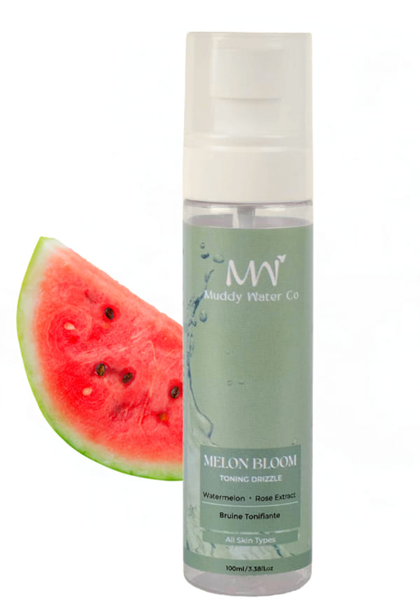 Melon Bloom - Toning Drizzle - pH Balancing Toner with Watermelon & Rose Extracts