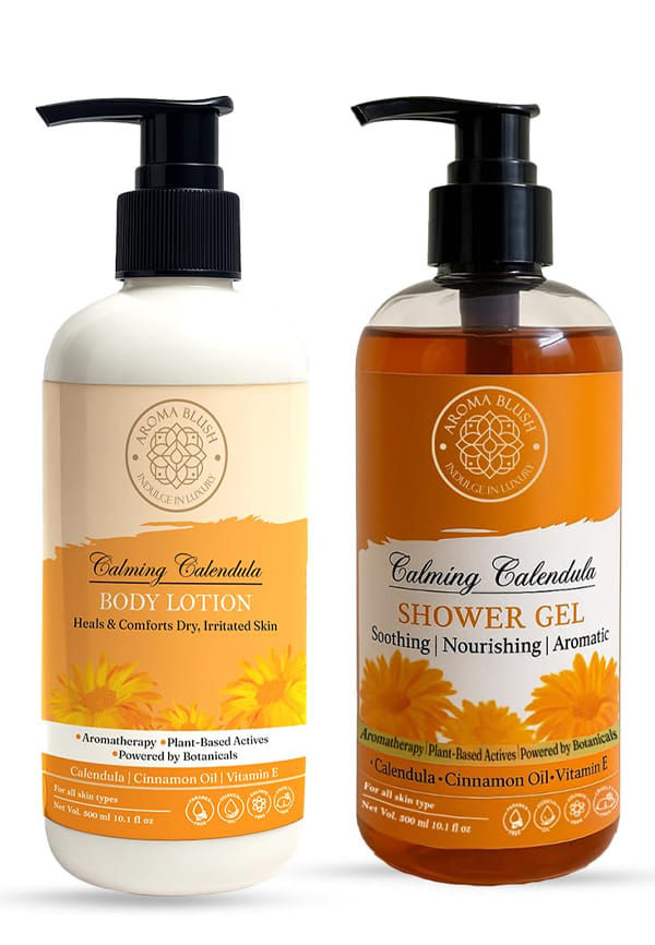Calming Calendula Body Lotion & Shower Gel Duo