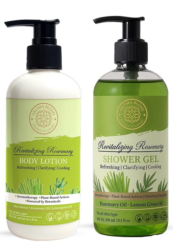 Revitalizing Rosemary Body Lotion & Shower Gel Duo