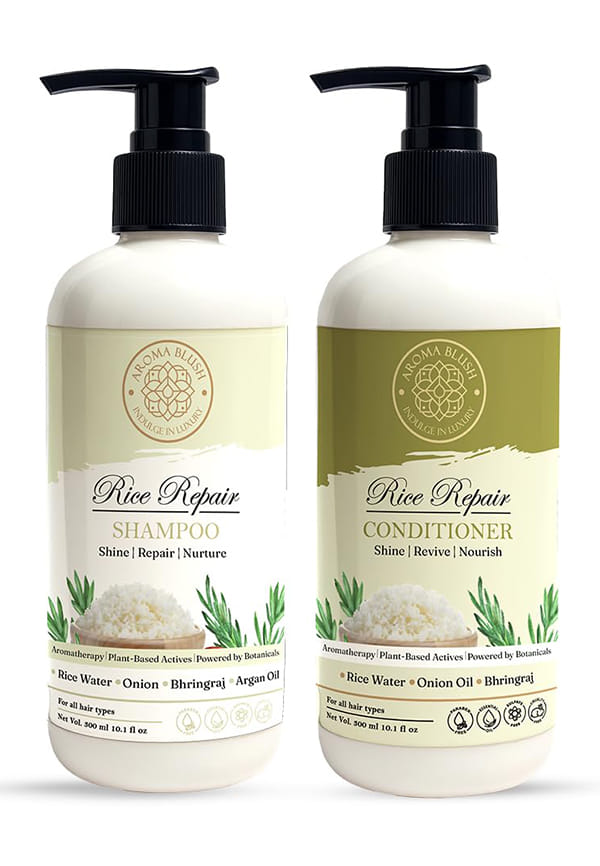 Rice Repair Shampoo and Conditioner