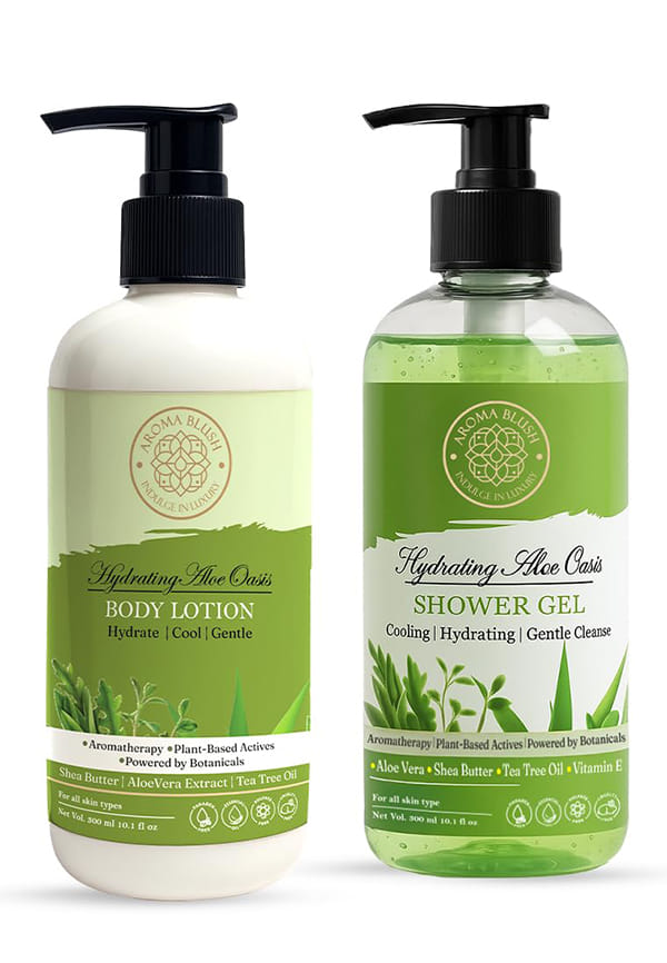 Hydrating Aloe Oasis Body Lotion & Shower Gel Duo