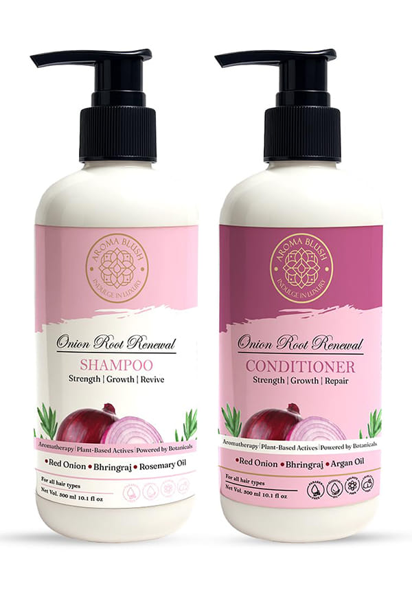 Onion Root Renewal Shampoo and Conditioner