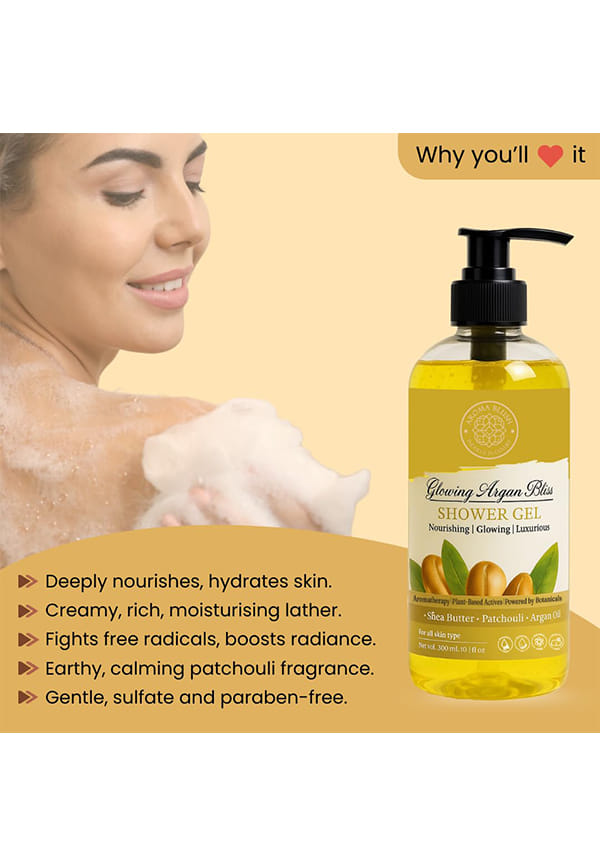 Glowing Argan Bliss Body Lotion & Shower Gel Duo – thumbnail 2