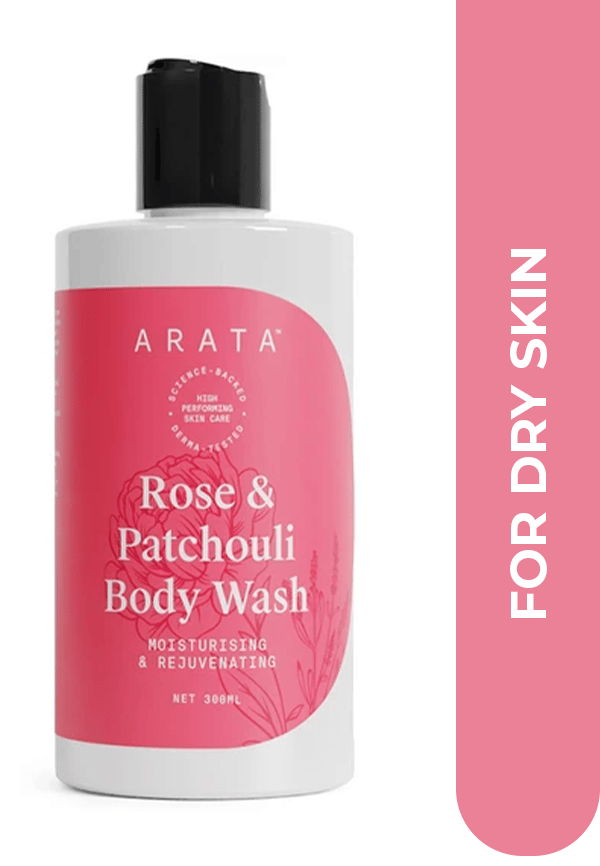 Rose & Patchouli Body Wash for Men & Women