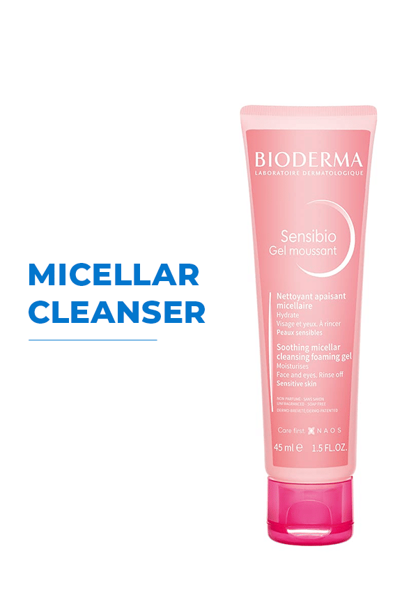 Sensibio Gentle Soothing Micellar Cleansing Foaming Gel For Sensitive Skin