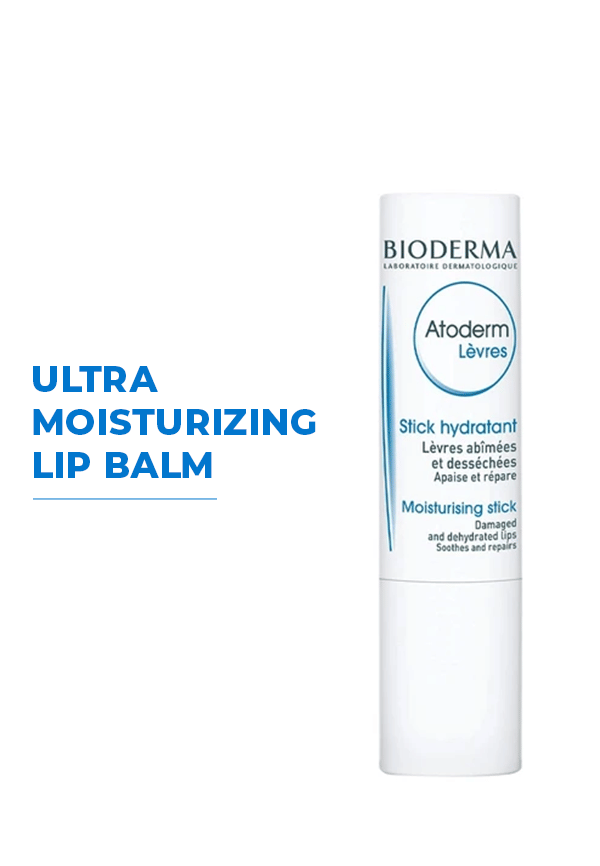 Atoderma Levres Ultra Hydrating Lip Balm for Dry, Chapped Lips
