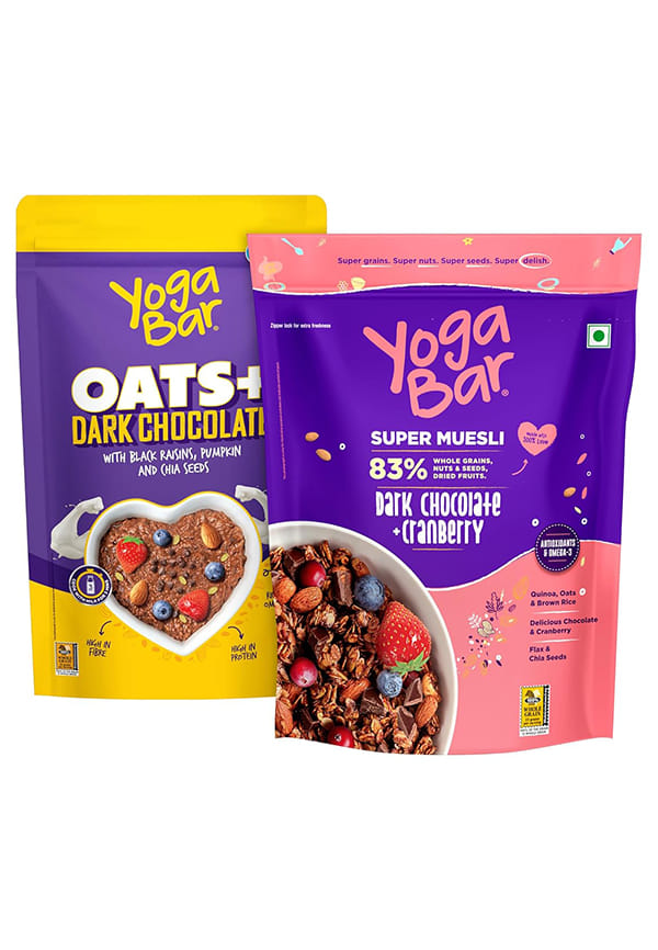 Dark Chocolate Oats + Dark Chocolate Muesli